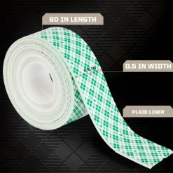 Scotch Indoor Double-Sided Mounting Tape , 0.5 in x 80 in (1.27 cm x 2.03 m)