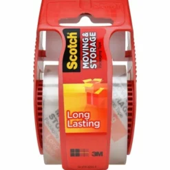 Scotch Long-Lasting Moving & Storage Tape With Refillable Dispenser, 2