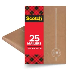 Scotch Padded Mailers, Size 5, 10-1/2