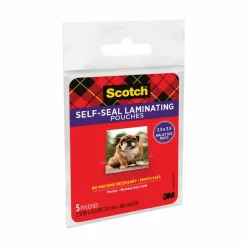 Scotch Self-Sealing Laminating Pouches, 9.5 mil, 2.81