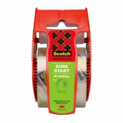 Scotch Sure Start Easy Unwind Packaging Tape, 22.20 Yd x 1.88