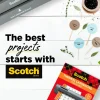 Scotch Thermal Laminating Pouches, 2.32" x 3.70", 100 Laminating Sheets, Fits Business Card Size, 100/Pack