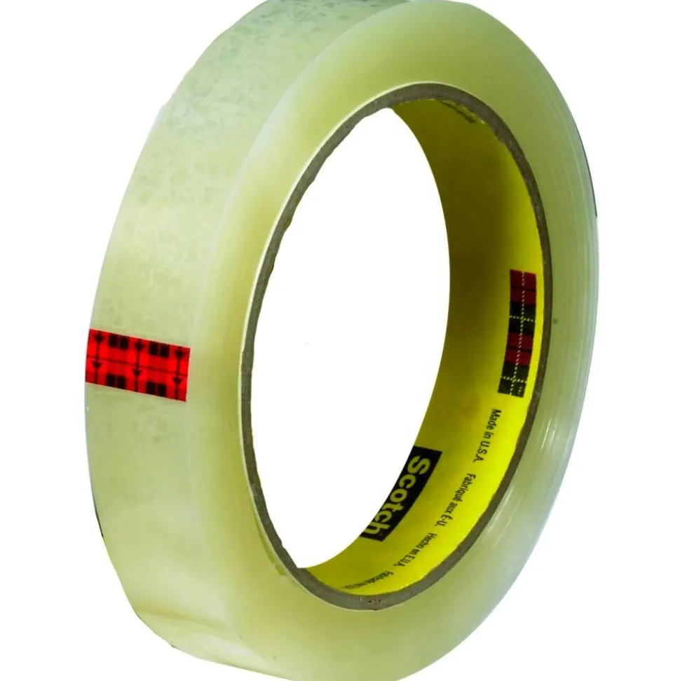 Scotch Transparent Tape, 1 in x 2592 in, 3 Tape Rolls, Clear, School Supplies and College Essentials for Students and Teachers