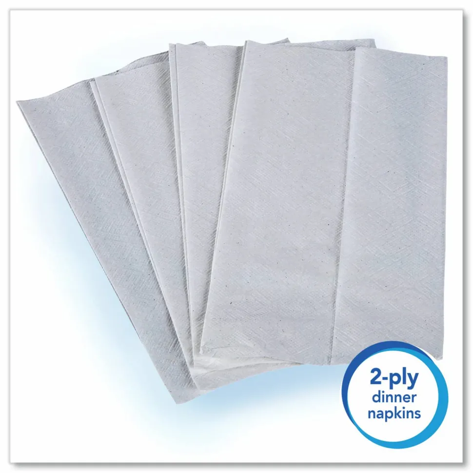 Scott Full-Fold Dispenser Napkins, 1-Ply, 12 x 17, White, 400/Pack, 15 Packs/Carton