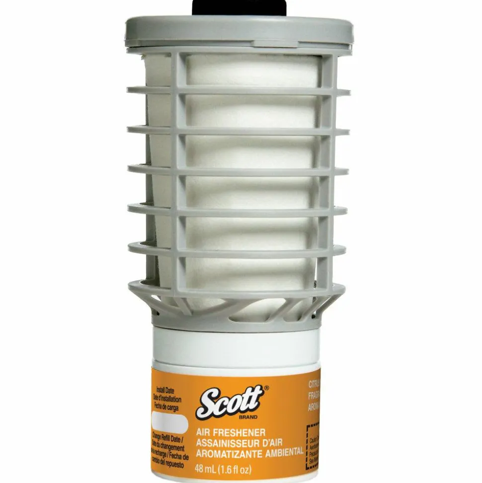 Scott Continuous Air Freshener Refills, Citrus, 1.62 Oz, Case Of 6