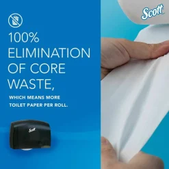 Scott Coreless JRT Bath Tissue Dispenser, 9-3/4
