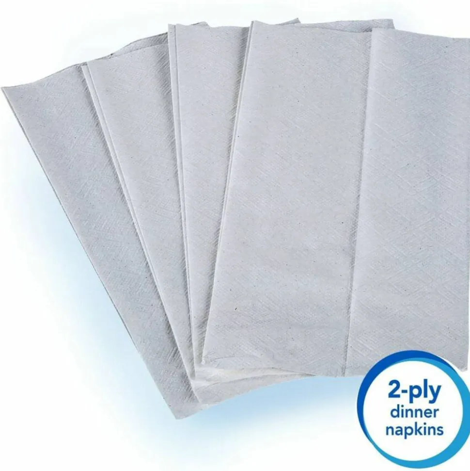 Scott Dinner Paper Napkins - 12" x 13" - White - 375 Per Pack - 6000 / Carton