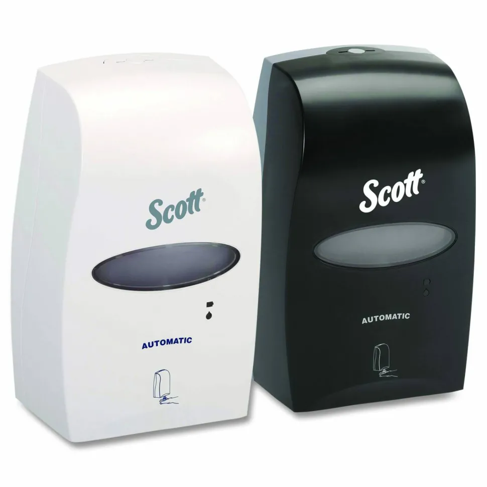 Scott Essential Alcohol-Free Foam Hand Sanitizer, 1,200 mL Cassette, Unscented, 2/Carton