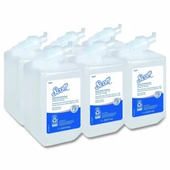 Scott Essential Alcohol-Free Foam Hand Sanitizer, 1,000 mL Cassette, Unscented, 6/Carton
