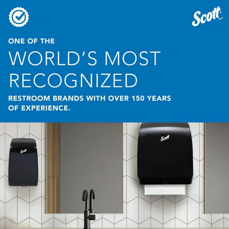 Scott Essential Electronic Hard Roll Towel Dispenser, 12.7 x 9.57 x 15.76, Black
