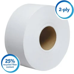 Scott Essential Extra Soft JRT Bathroom Tissue, 2-Ply, 3-9/16