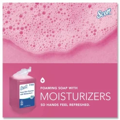 Scott Foam Skin Cleaner With Moisturizers, Floral, 33.8 oz (1,000mL), Pink