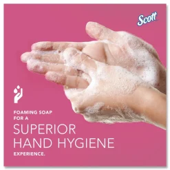 Scott Foam Skin Cleaner With Moisturizers, Floral, 33.8 oz (1,000mL), Pink