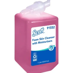 Scott Foam Skin Cleaner With Moisturizers, Floral, 33.8 oz (1,000mL), Pink