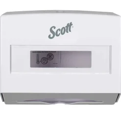 Scottfold Folded Towel Dispenser, 10.75 x 4.75 x 9, White