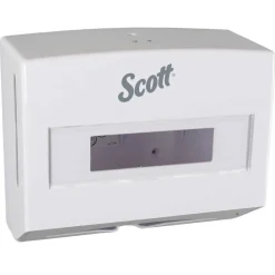 Scottfold Folded Towel Dispenser, 10.75 x 4.75 x 9, White