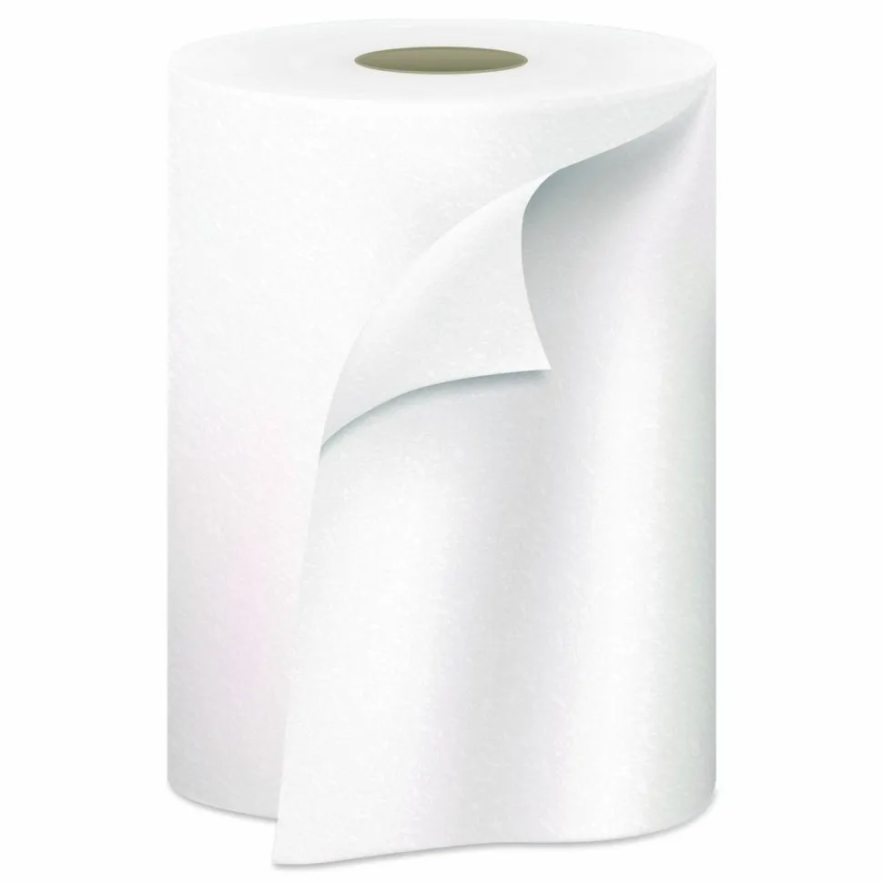 Scott Hardwound 1-Ply Paper Towels, 60% Recycled, 1000' Per Roll, Pack Of 12 Rolls
