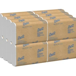 Scott Multi-Fold 2-Ply Paper Towels, 250 Sheets Per Pack, Case Of 16 Packs