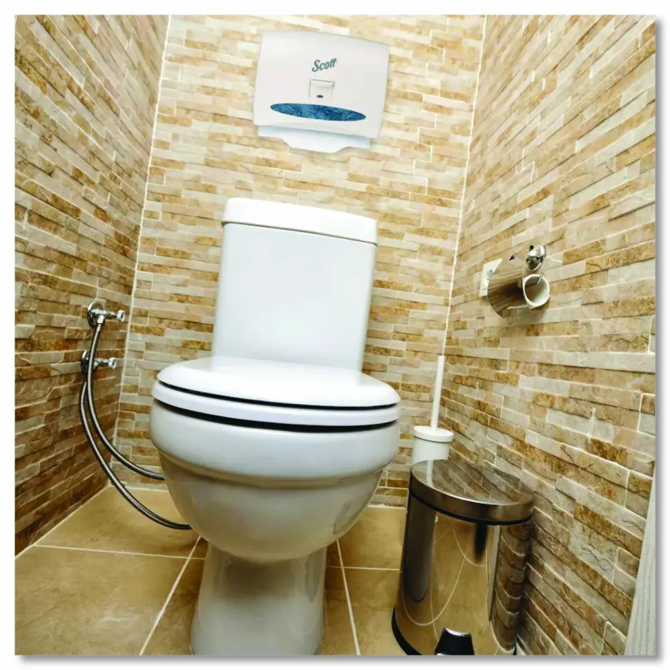 Scott Personal Seat Cover Dispenser, 17.5 x 2.25 x 13.25, White