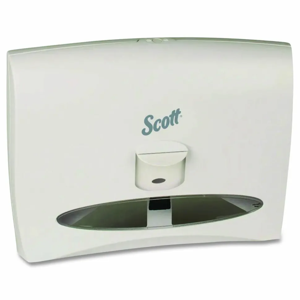Scott Personal Seat Cover Dispenser, 17.5 x 2.25 x 13.25, White