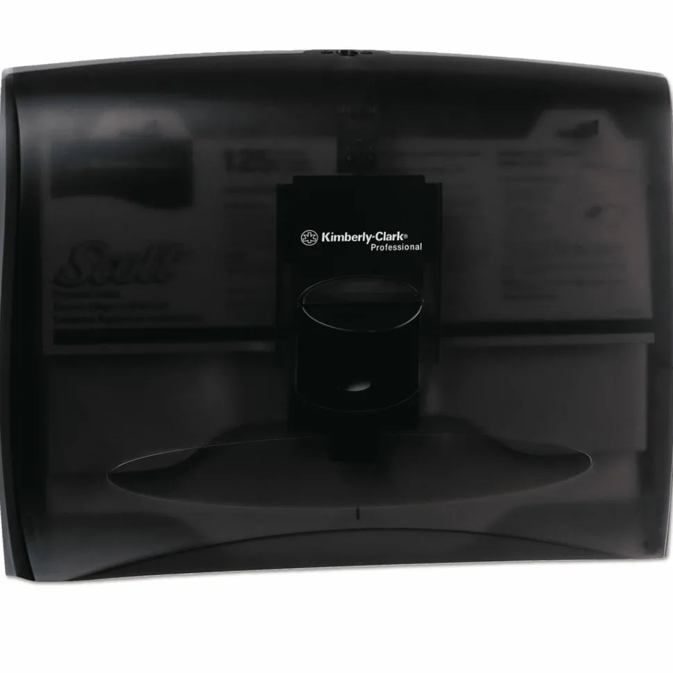 Scott Personal Seat Cover Dispenser, 17.5 x 2.25 x 13.25, Black