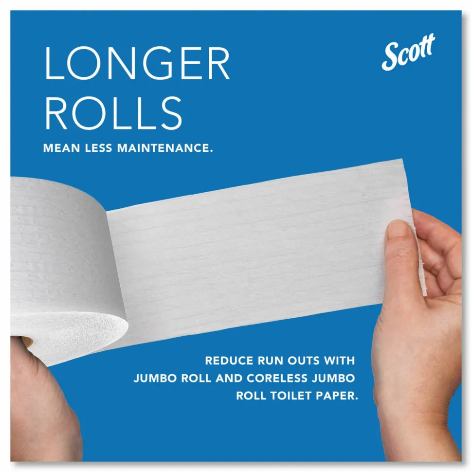 Scott Pro Coreless Jumbo Roll Tissue Dispenser, EZ Load, 14.38 x 6 x 9.75, Stainless Steel