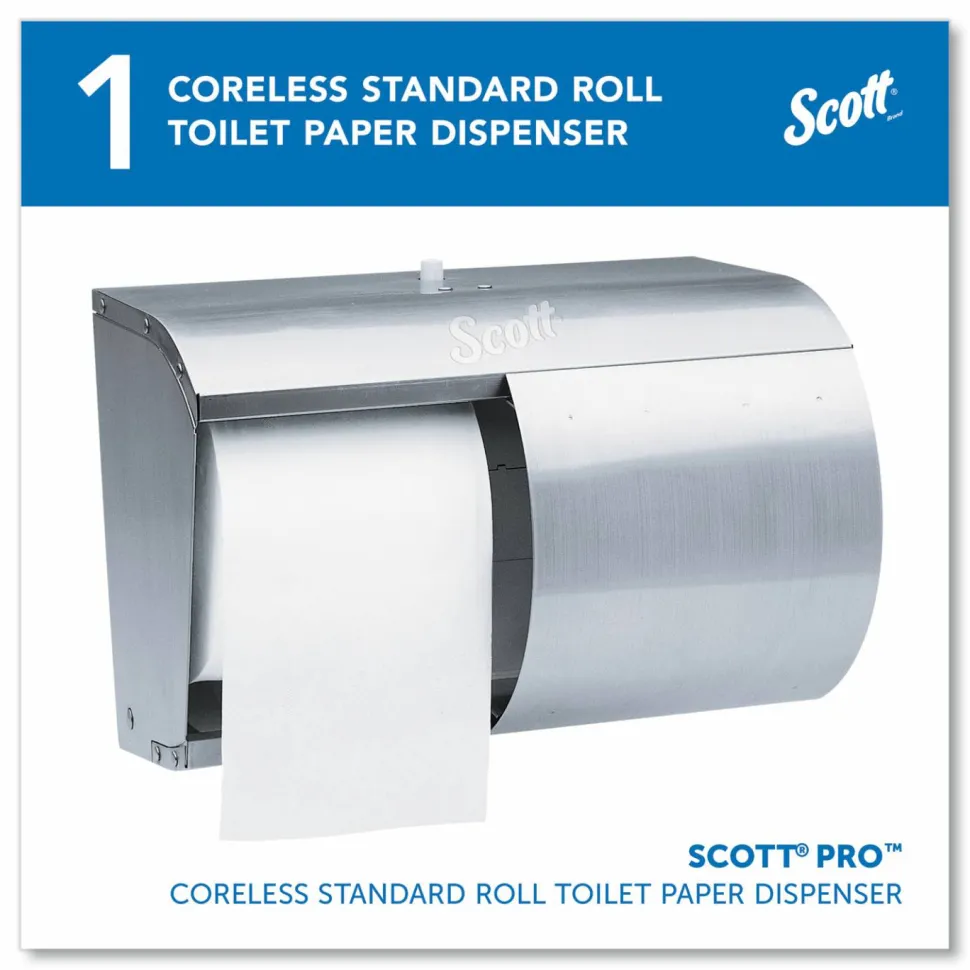 Scott Pro Coreless SRB Tissue Dispenser, 10.13 x 6.4 x 7, Stainless Steel