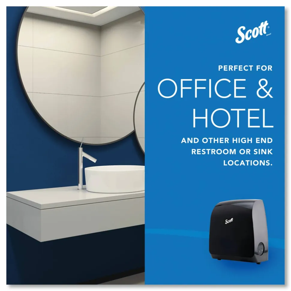 Scott Pro Mod Manual Hard Roll Towel Dispenser, 12.66 x 9.18 x 16.44, Smoke