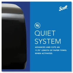 Scott Pro Mod Manual Hard Roll Towel Dispenser, 12.66 x 9.18 x 16.44, Smoke