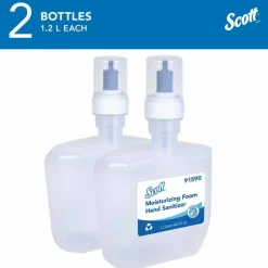 Scott Pro Moisturizing Foam Hand Sanitizer, 1,200 mL Cassette, Fruity Cucumber Scent, 2/Carton