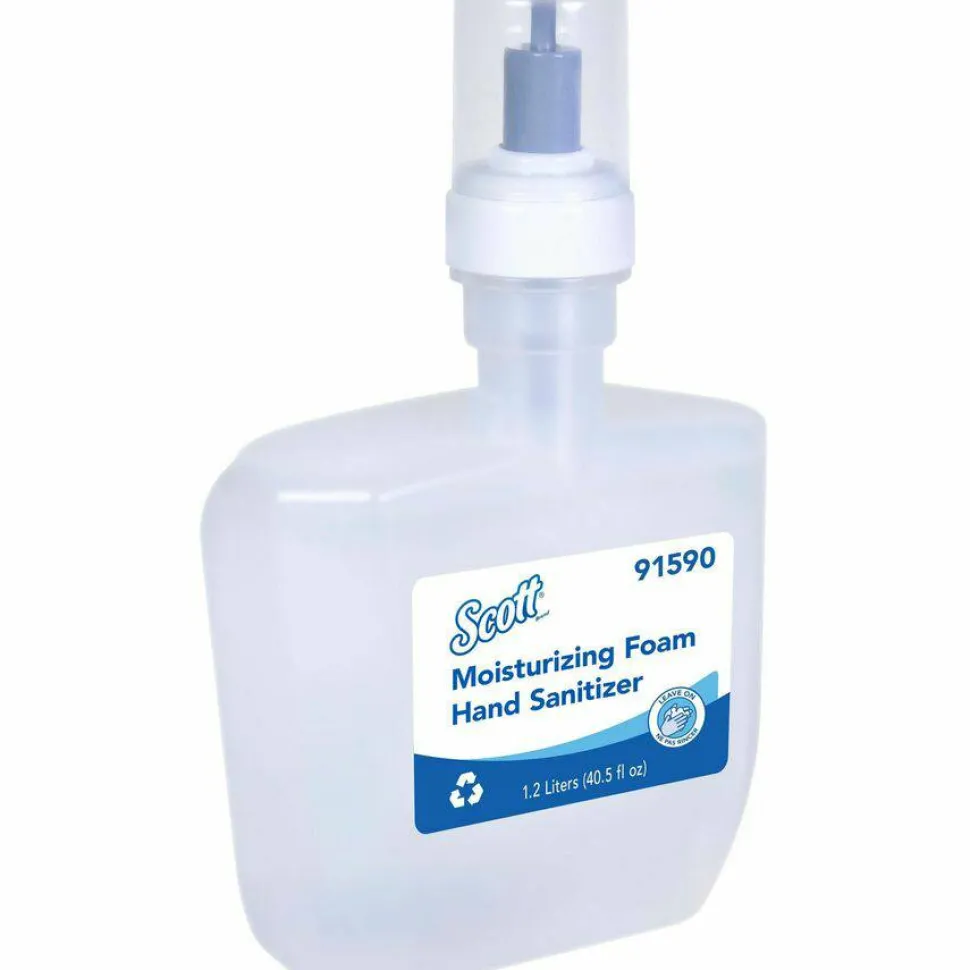Scott Pro Moisturizing Foam Hand Sanitizer, 1,200 mL Cassette, Fruity Cucumber Scent, 2/Carton