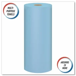 Scott Shop Towels, Standard Roll, 1-Ply, 9.4 x 11, Blue, 55/Roll, 30 Rolls/Carton