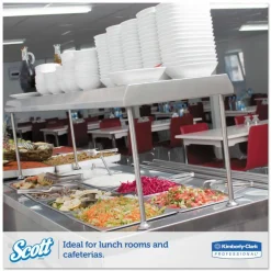 Scott Tall-Fold Dispenser Napkins, 1-Ply, 7 x 13.5, White, 500/Pack, 20 Packs/Carton