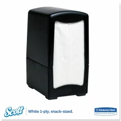 Scott Tall-Fold Dispenser Napkins, 1-Ply, 7 x 13.5, White, 500/Pack, 20 Packs/Carton
