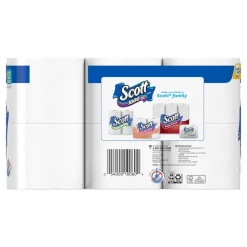 Scott 1000 Toilet Paper, 1000 Sheets Per Roll, Pack Of 12 Rolls
