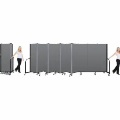 Screenflex Portable Room Partition Divider, 72