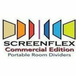 Screenflex Portable Room Partition Divider, 72