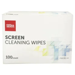 Screen Individually Wrapped Cleaning Wipes, Box Of 100