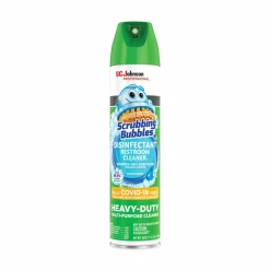 Scrubbing Bubbles Disinfectant Restroom Cleaner II, Rain Shower Scent, 25 oz Aerosol Spray, 12/Carton