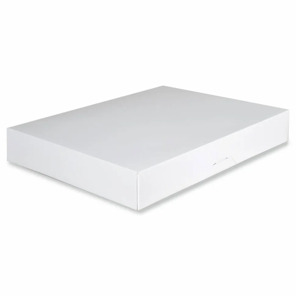 SCT Donut Boxes, 15 x 11.5 x 2.25, White, Paper, 100/Carton