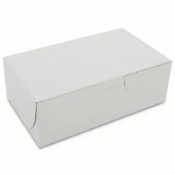 SCT White One-Piece Non-Window Bakery Boxes, 6.25 x 3.75 x 2.13, White, Paper, 250/Bundle