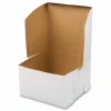 SCT White One-Piece Non-Window Bakery Boxes, 8 x 8 x 5, White, Paper, 100/Carton