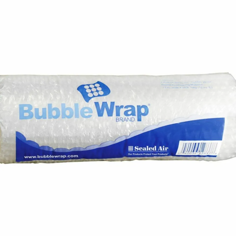 Sealed Air Bubble Wrap Multi-purpose Material - 12" Width x 10 ft Length - 1 Wrap(s) - Lightweight, Perforated - Clear - 1Roll