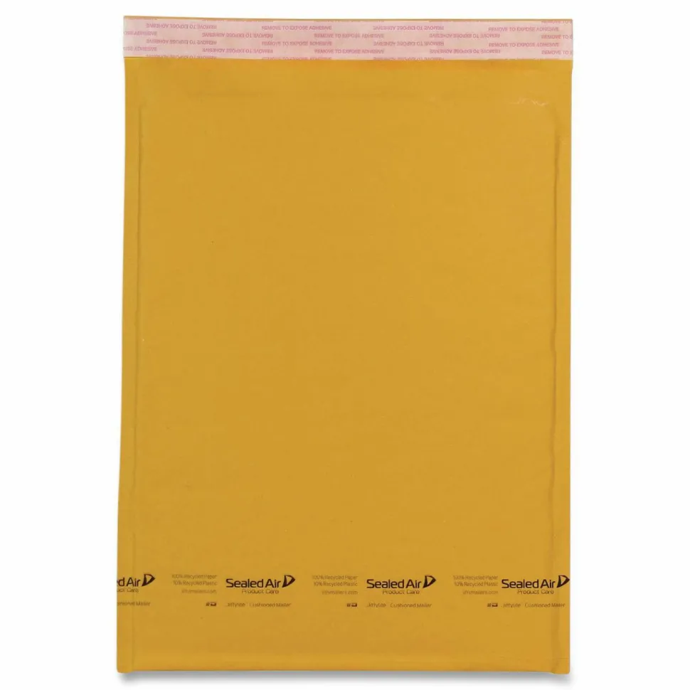 Sealed Air JiffyLite Cellular Cushioned Mailers - Bubble - #3 - 8 1/2" Width x 14 1/2" Length - Peel & Seal - Kraft - Kraft - 25 / Carton