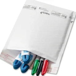 Sealed Air Jiffylite Self-Seal Bubble Mailer, #2, Barrier Bubble Air Cell Cushion, Self-Adhesive Closure, 8.5 x 12, White, 100/Carton