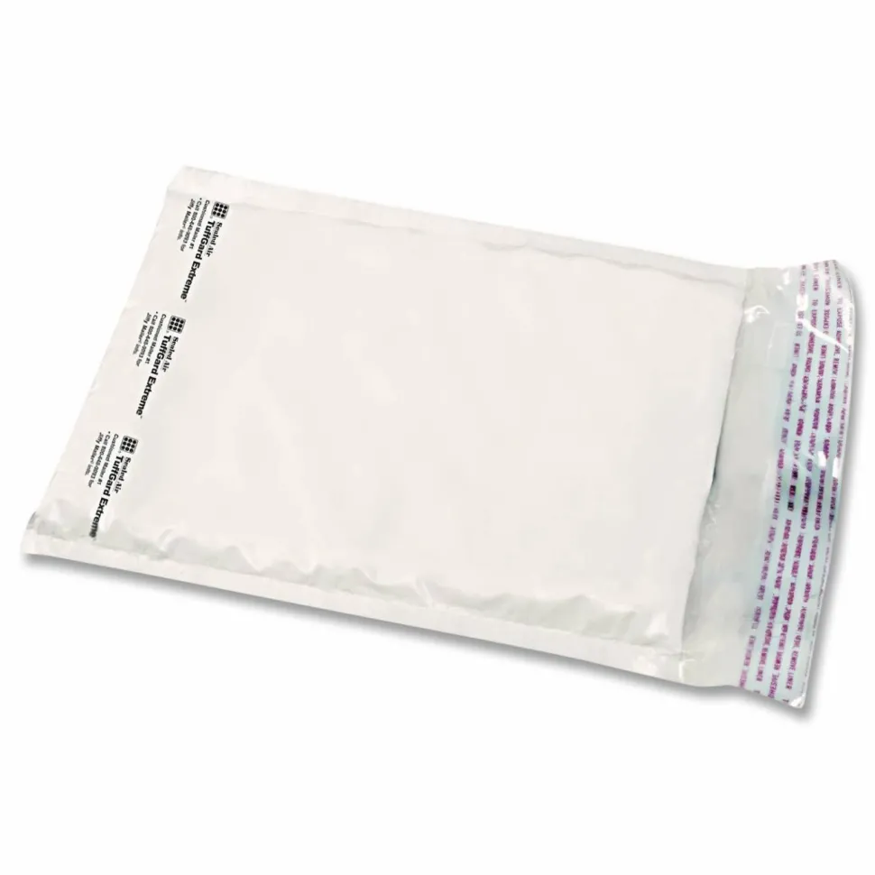 Sealed Air Jiffylite Self-Seal Bubble Mailer, #2, Barrier Bubble Air Cell Cushion, Self-Adhesive Closure, 8.5 x 12, White, 100/Carton