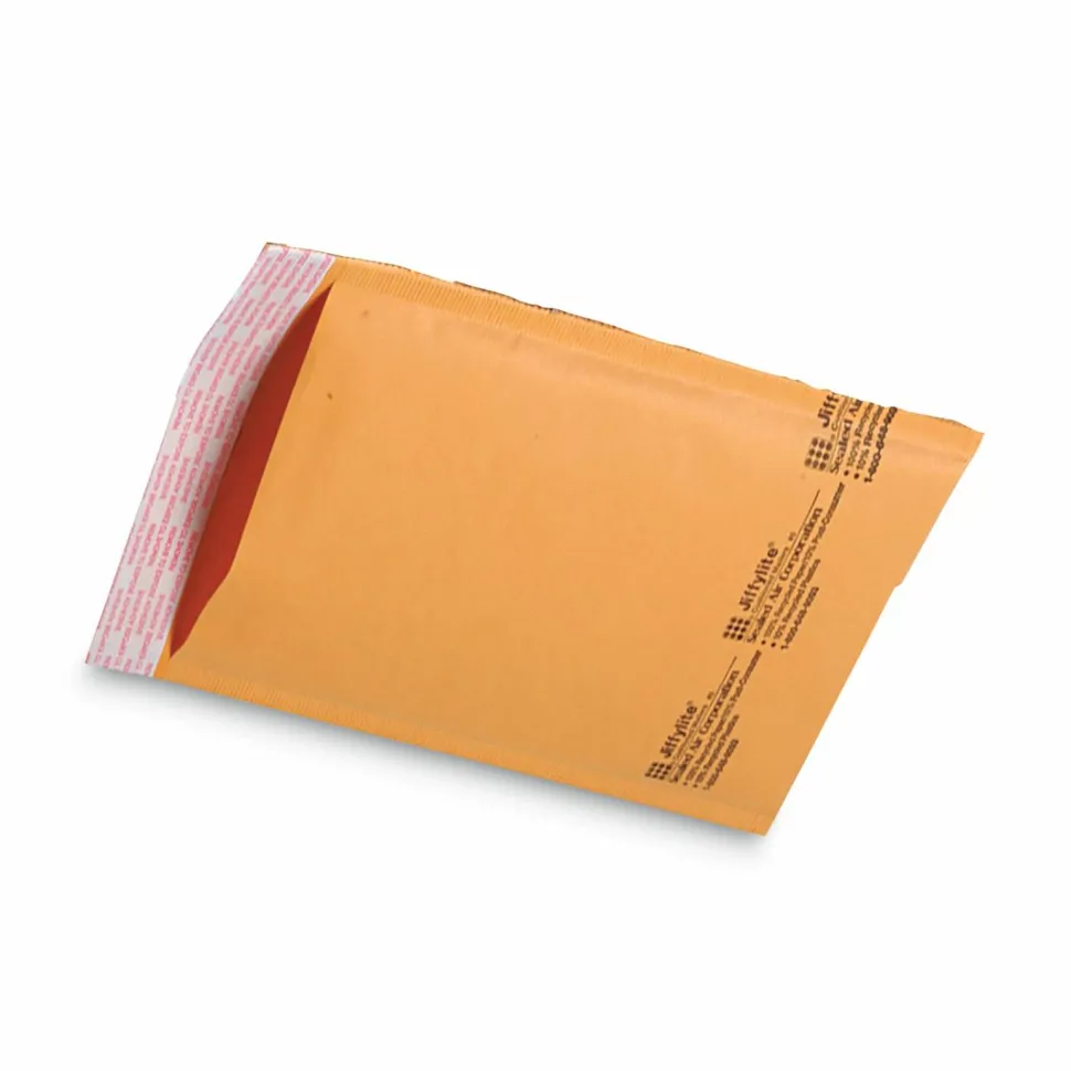 Sealed Air Jiffy Self-Seal Padded Mailers, Size 4, 9 1/2" x 14 1/2", Satin Gold, Pack Of 100