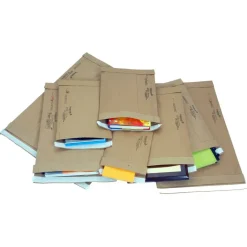 Sealed Air Jiffy Self-Seal Padded Mailers, Size 5, 10 1/2" x 16", Satin Gold, Pack Of 100