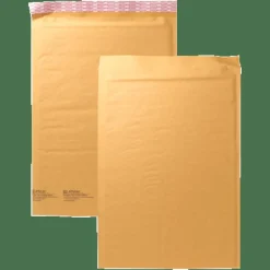 Sealed Air Self-Seal Bubble Mailers, 12 1/2" x 19", Kraft, Pack Of 25