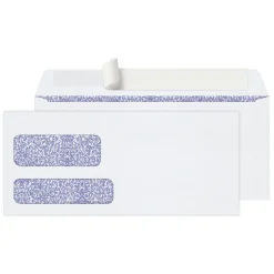 #9 Security Envelopes, Double Window, 3-7/8